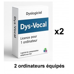 Pack "Famille"  2 licences individuelles Dys-Vocal